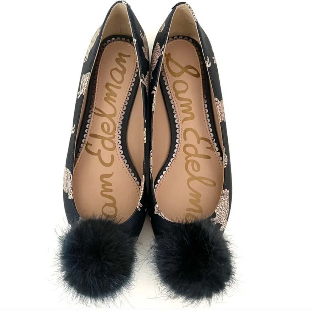 Sam Edleman Raddie Pointed Toe with PomPom - Picture 5 of 16